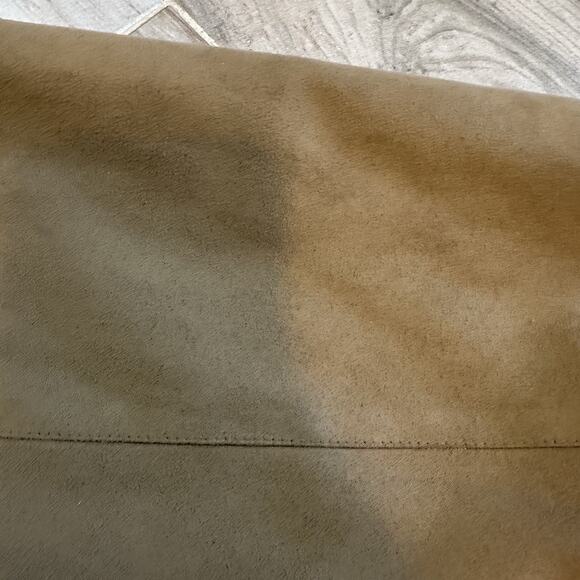 VTG Colours by Alexander Julian Mens Jacket XL Tan Faux Suede Lightweight Preppy - Picture 11 of 11